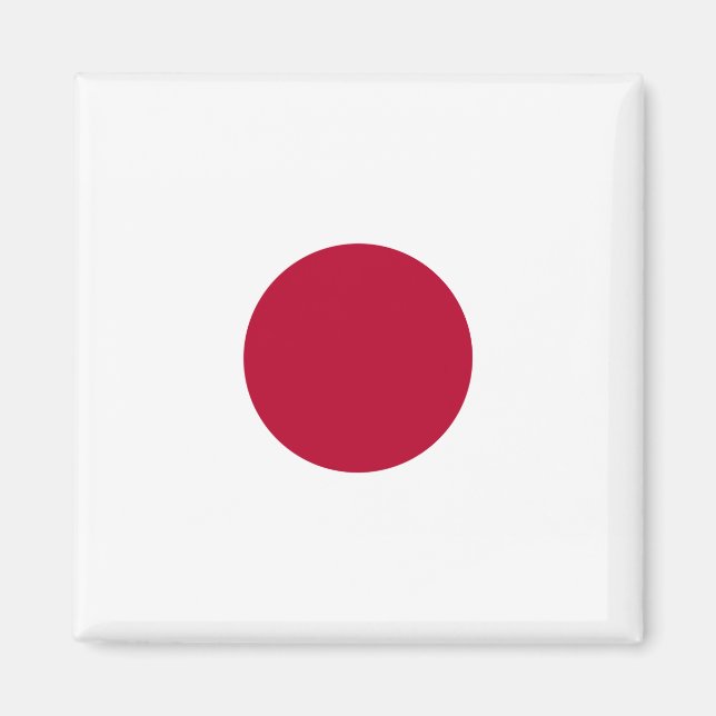 Japan Flagga Magnet (Framsidan)