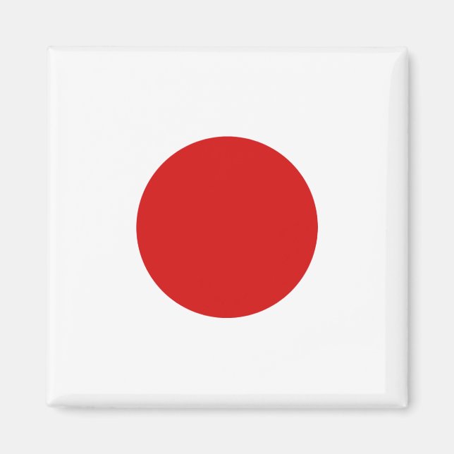 Japan Flagga Magnet (Framsidan)