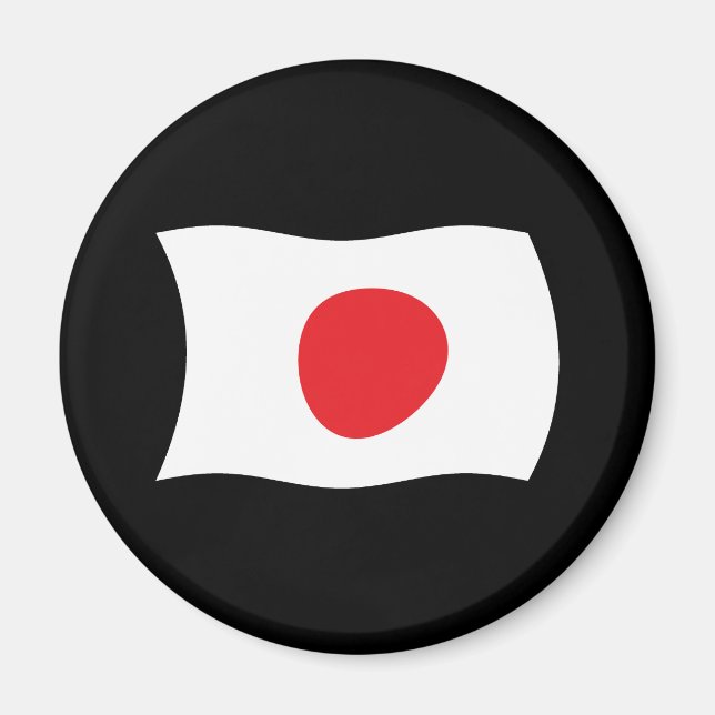 Japan Flagga Magnet (Framsidan)