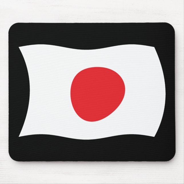 Japan Flagga Mousepad Musmatta (Framsidan)