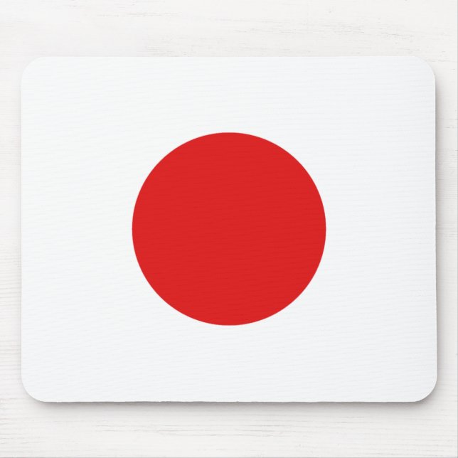 Japan Flagga Mousepad Musmatta (Framsidan)