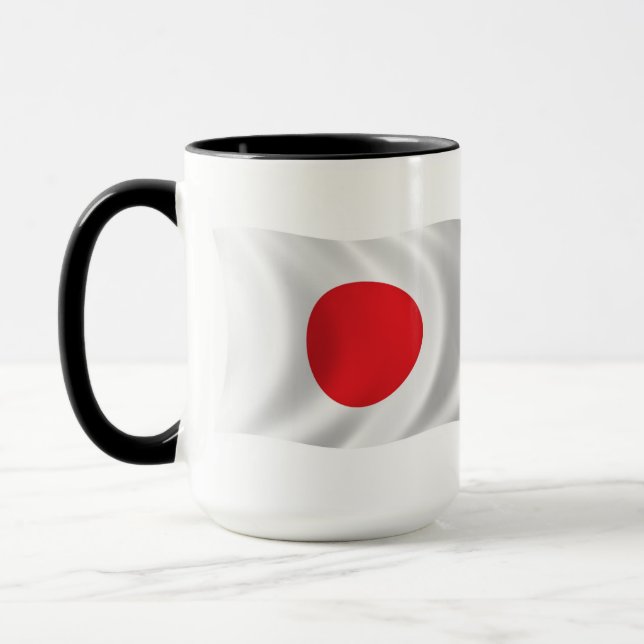 Japan Flagga Mugg (Vänster)