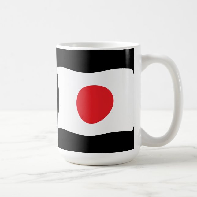 Japan Flagga Mugg (Höger)
