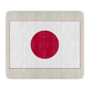 Japan Flagga: Nippon Hinomaru Land med den röda up