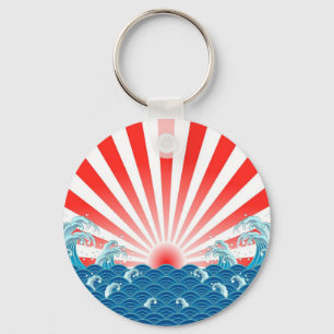 Japan flagga - NIPPON Nyckelring
