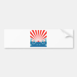 Japan flagga - NIPPON UNDERTECKNAR Bildekal