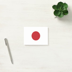 Japan flagga post-it block