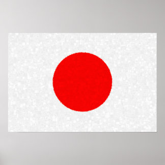 JAPAN FLAGGA Poster