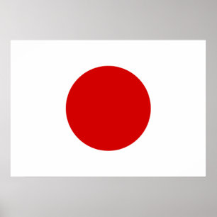 Japan Flagga Poster