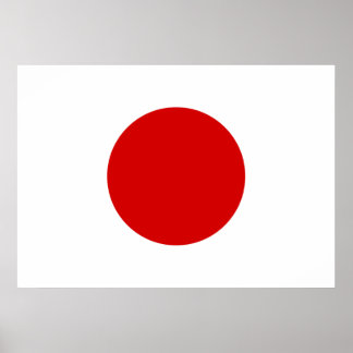 Japan Flagga Poster