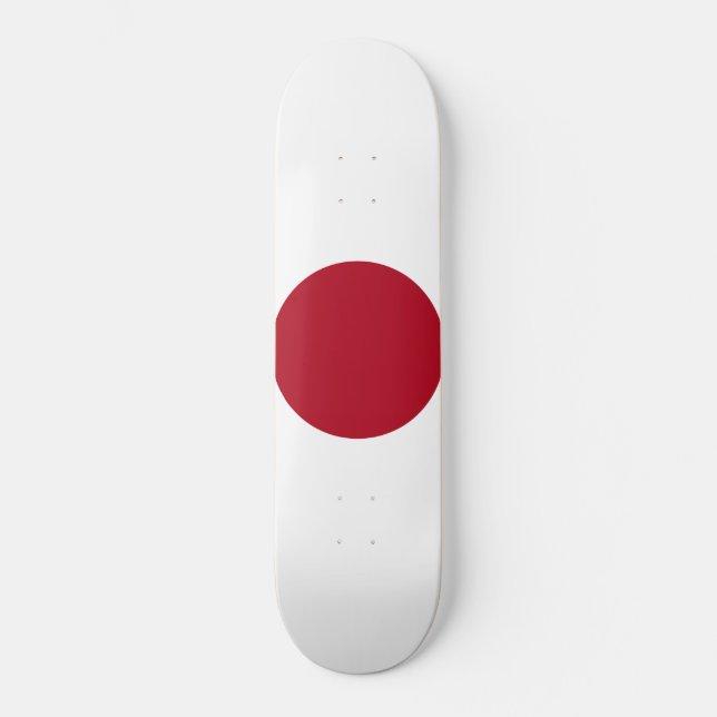 Japan flagga skateboard bräda 21,5 cm (Framsida)