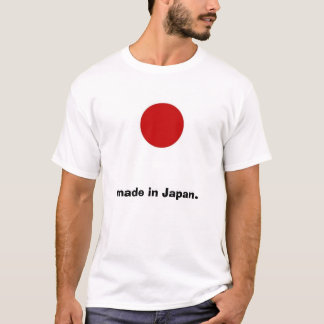 Japan flagga som göras i Japan. Tröja