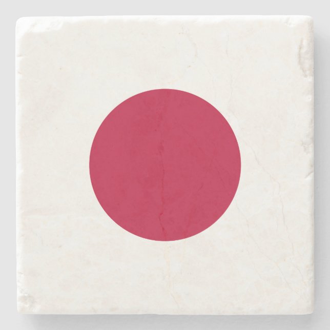 Japan Flagga Stenunderlägg (Framsidan)