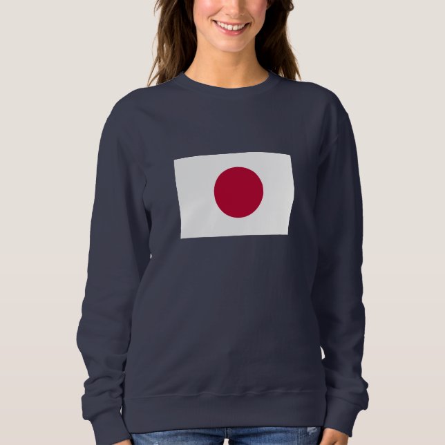 Japan Flagga T Shirt (Framsida)
