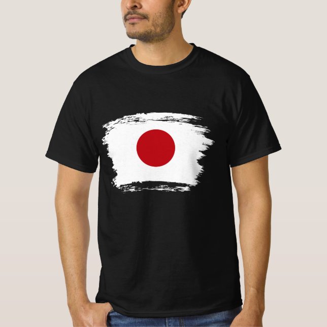 Japan flagga t shirt (Framsida)