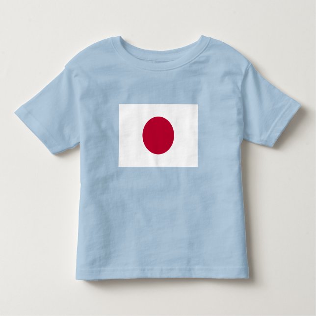 Japan Flagga T Shirt (Framsida)
