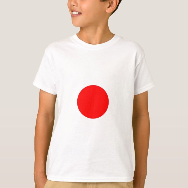 Japan Flagga Tee Shirt (Framsida)