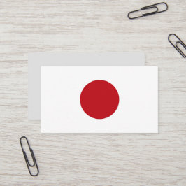 Japan flagga visitkort