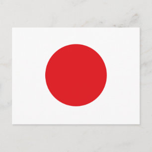 Japan flagga vykort