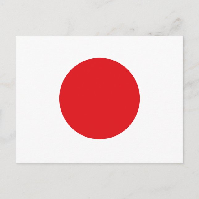Japan flagga vykort (Framsida)