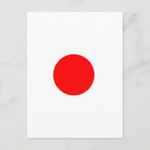 Japan Flagga Vykort