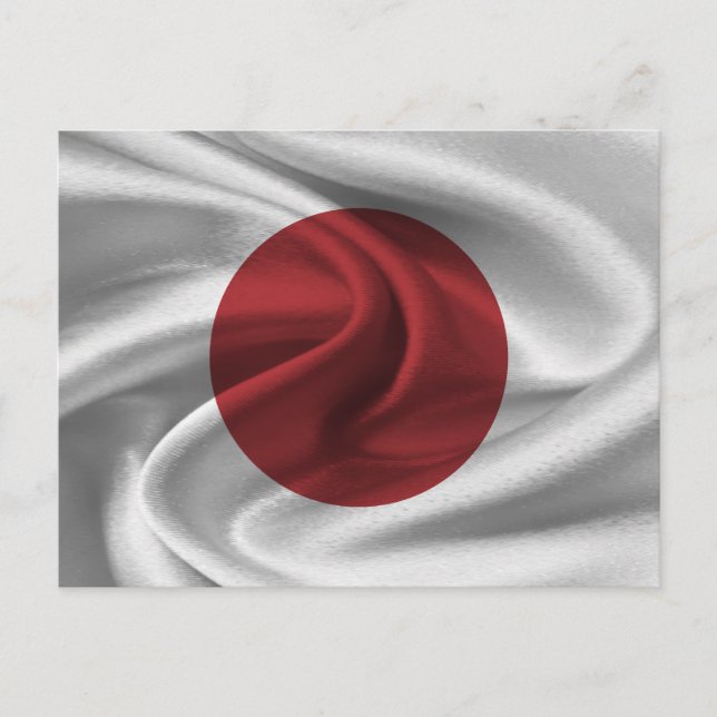 Japan Flagga Vykort (Framsida)