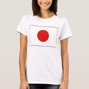 Japan Flagga x Karta T-Shirt