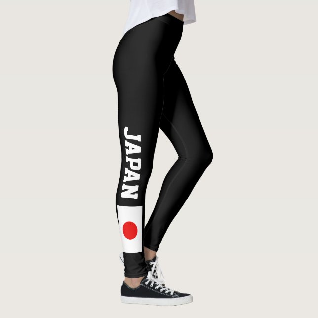 Japan flaggadamasker för leggings (Höger)