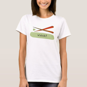 Japan Foodie för WASABI-Sushipinnar T Shirt