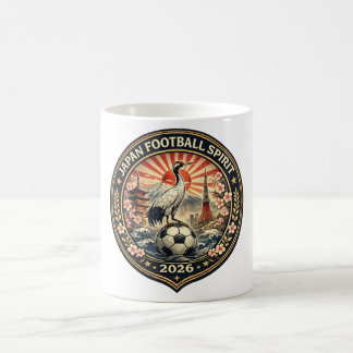 Japan Football Spirit Trana Och Mount Fuji Mugg