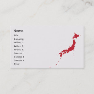 Japan - företag visitkort
