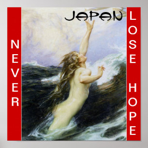 JAPAN FÖRLORADE ALDRIG HOPE POSTER