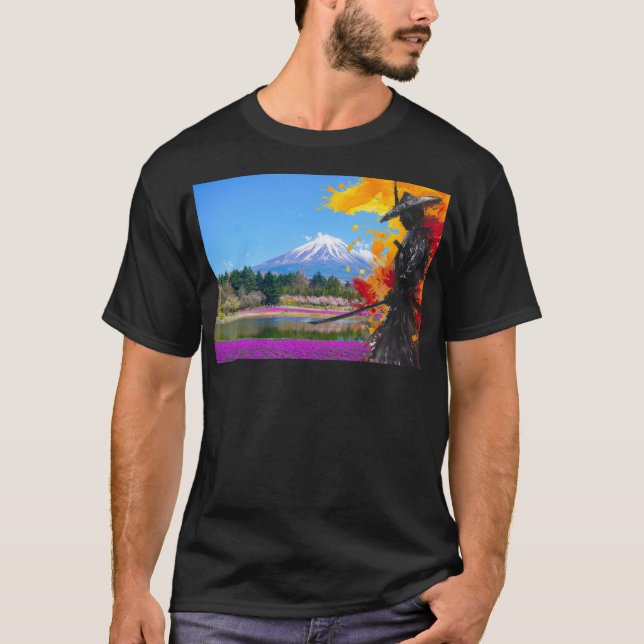 Japan förr och nu t shirt (Framsida)