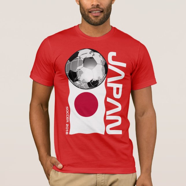Japan fotbollT-tröja T Shirt (Framsida)