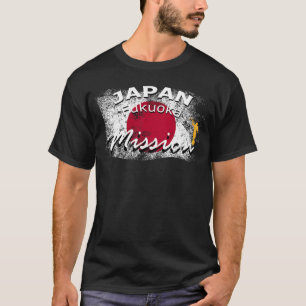 Japan Fukuoka Mormon LDS Uppdrag missionär T Shirt