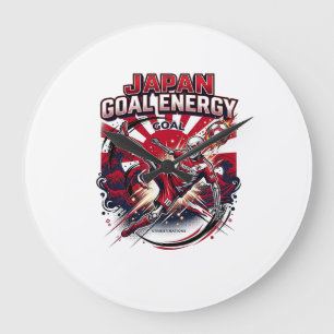 Japan Goal Energi Skelett Anfallare Nationer Kreat Stor Klocka