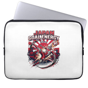 Japan Goal Energi Skelett Stridande Nationer Kreat Laptop Fodral