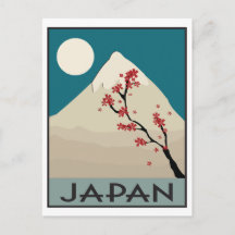 Japan Graphic Mountain och Maple Träd