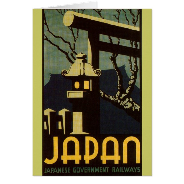 Japan Hälsningskort (Framsidan)
