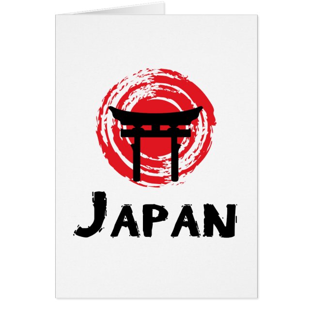 Japan Hälsningskort (Framsidan)