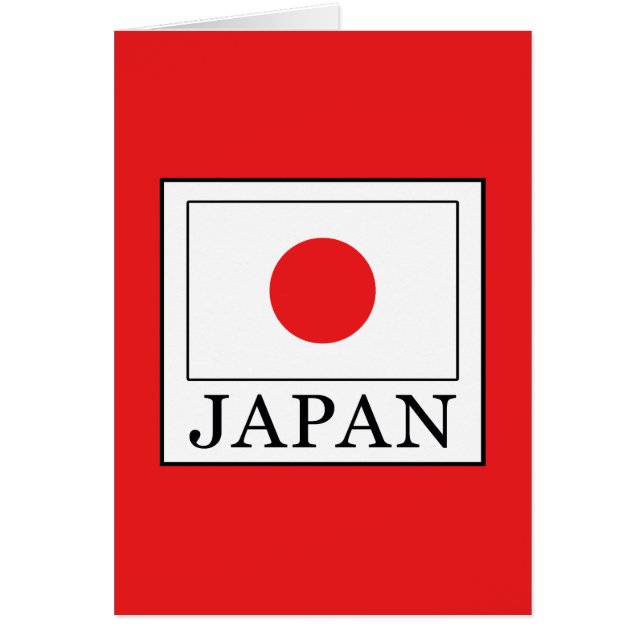 Japan Hälsningskort (Framsidan)