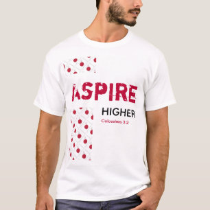 Japan Hinomaru ASPIRE HIGHER Christian Scripture T Shirt