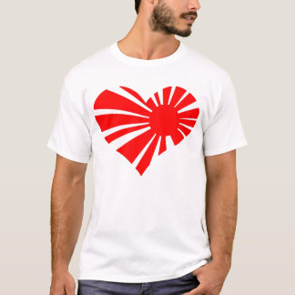 Japan hjärtaskjorta t-shirt
