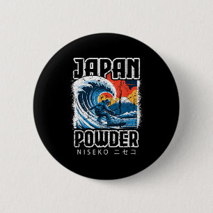Japan hokusai snowboardåkning niseko japanska kata knapp
