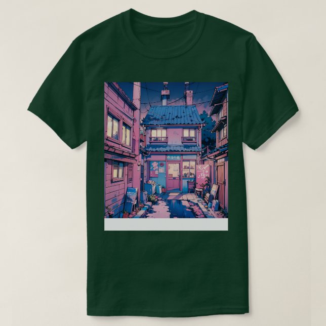 Japan House Aesthetic 1 T Shirt (Design framsida)