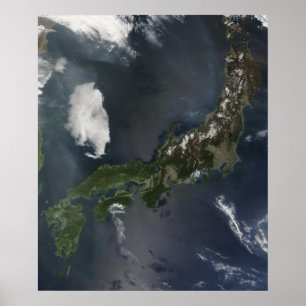 Japan huvudsakliga ö, Honshu Poster