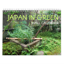 Japan i Grönt Wall Calendar Kalender