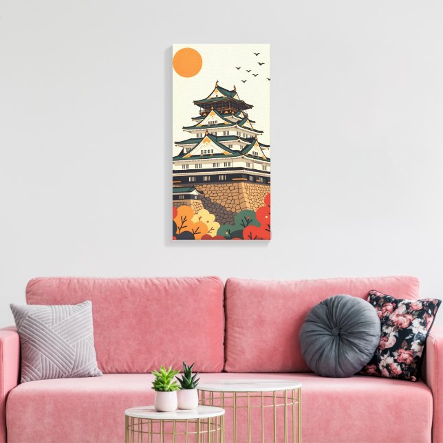 Japan Iga Ueno Castle Canvastryck (Insitu (Vardagsrum))