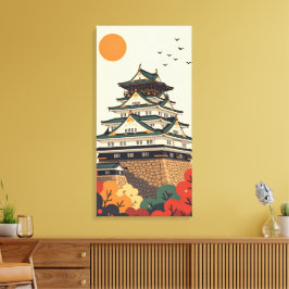 Japan Iga Ueno slott Canvastryck