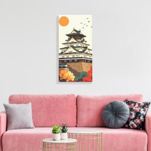 Japan Iga Ueno slott Canvastryck